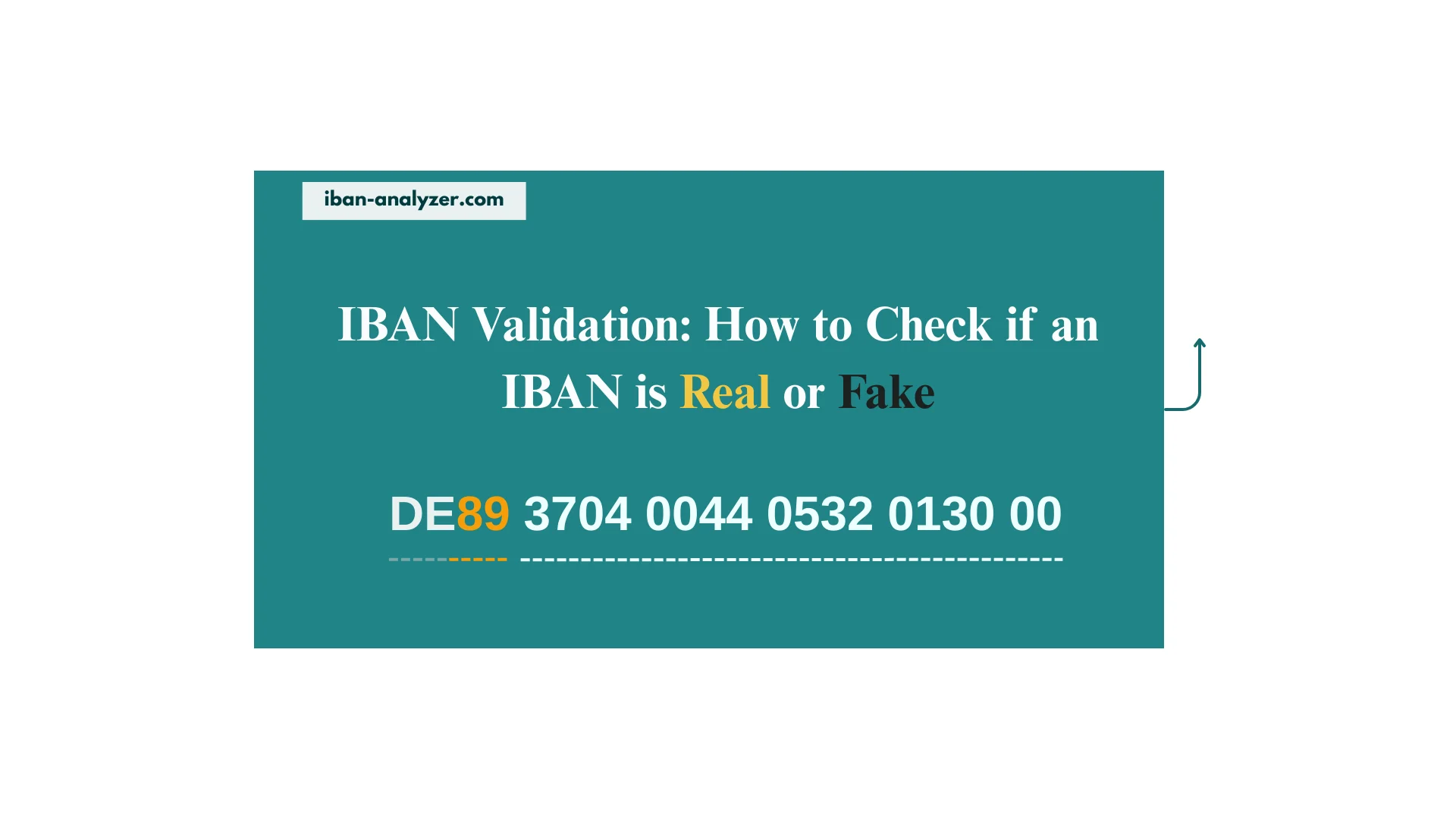 IBAN Validation: How to Check if an IBAN is Real or Fake